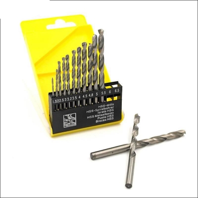 Picture of 13pcs/lot HSS High Speed Steel Cobalt Drill Bit Set