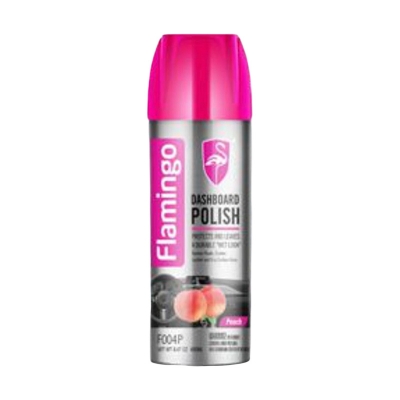 Picture of Flamingo Dashboard Polish Lemon- 450 ml, Car Motorbike Leather, Plastic, Rubber, Wood Spray Polish