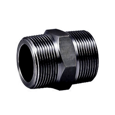 Picture of 1/2" NPT Black Carbon Steel Hexagon Nipple