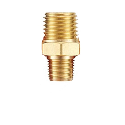 Picture of 1/2 in. MPT X 1/4 in. D MPT Brass Reducing Hex Nipple