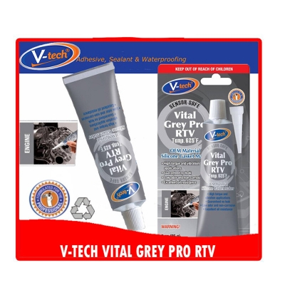 Picture of Silicone Instant Gasket Grey black 85gm 625 V-Tech VT-152 Vital Grey