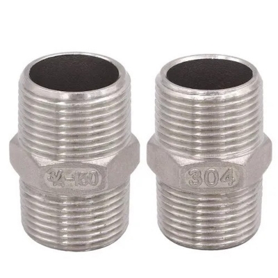 Picture of Hot and cold line fittings Exclusive Hx Nipple Ss 1/2" Inch 304