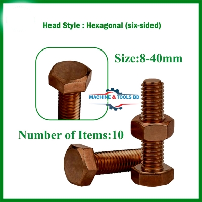 Picture of GI Hex Head bolt With Nut (8-40mm)