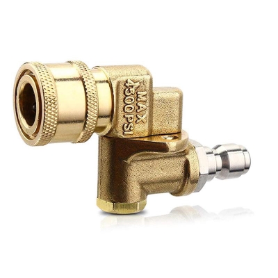 Picture of HEAVY DUTY 90 DEGREE NOZZLE/SWIVEL COUPLER FOR PRESSURE WASHERS