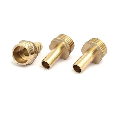 Picture of 1/2BSP Male Thread 10mm Hose Barb Tube Fitting Coupler Connector Adapter 3pcs