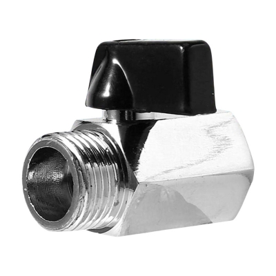 Picture of 1pc Mini Brass Ball Valve , 1/4" BSP Male To Female Air Compressor Valves