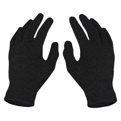 Picture of REUSABLE COTTON HAND GLOVES BLACK