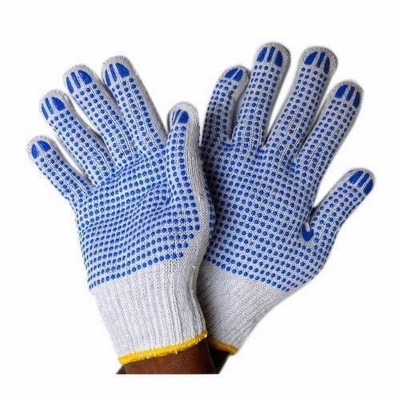 Picture of Cotton 70 g Super Grip Knitted Gloves with PVC Dots
