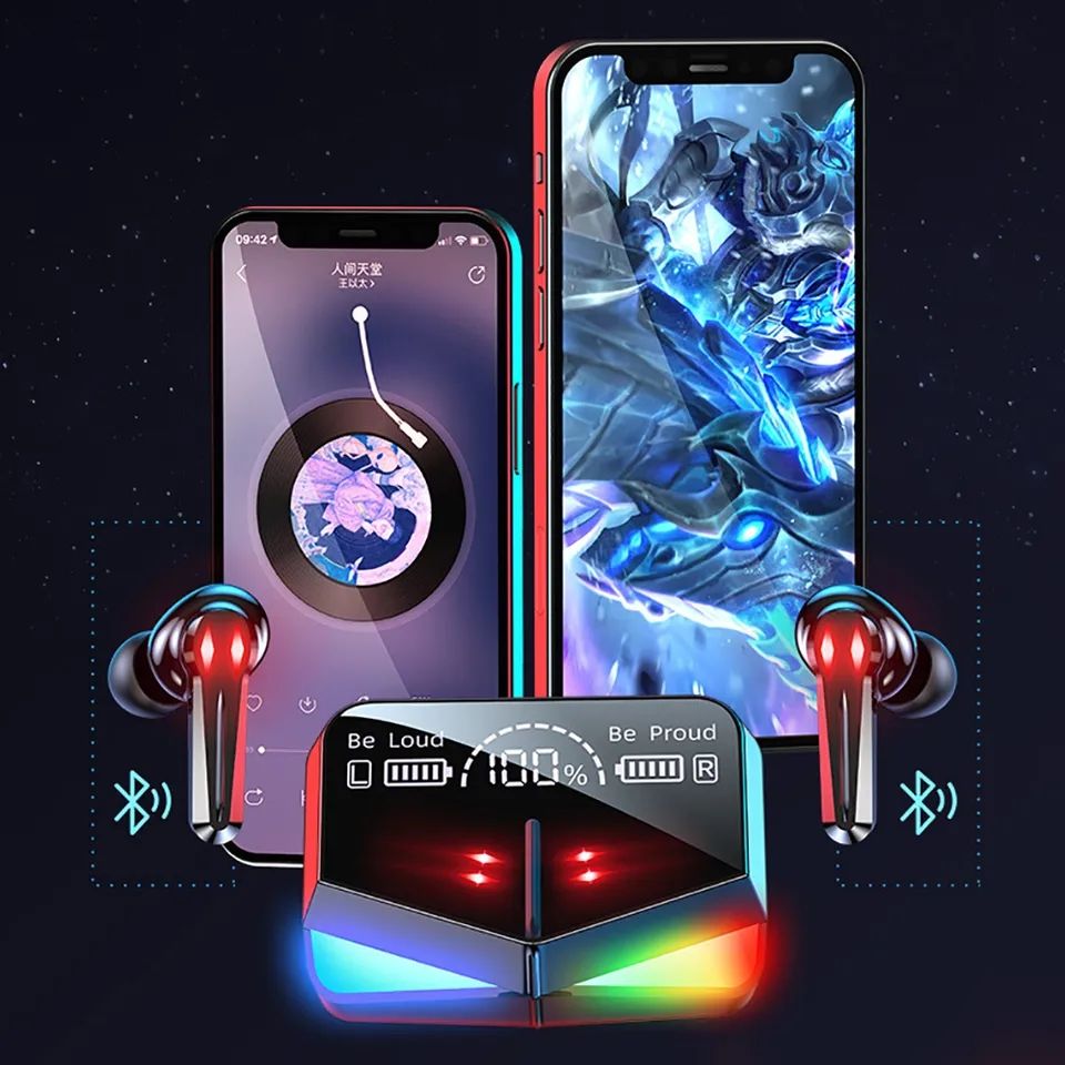 Picture of M28 Earbuds BT5.1 Music Game Dual Mode True Wireless In-ear Headphones Low Latency Noise Reduction Earphones M28