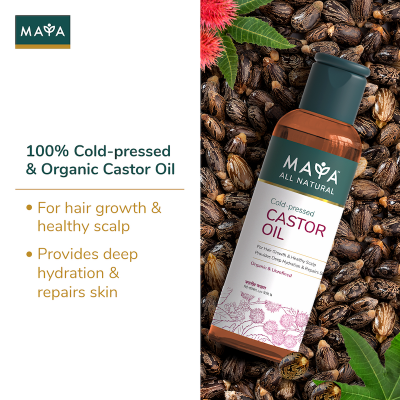 Picture of Maya All Natural Cold-Pressed Castor Oil - 120ml