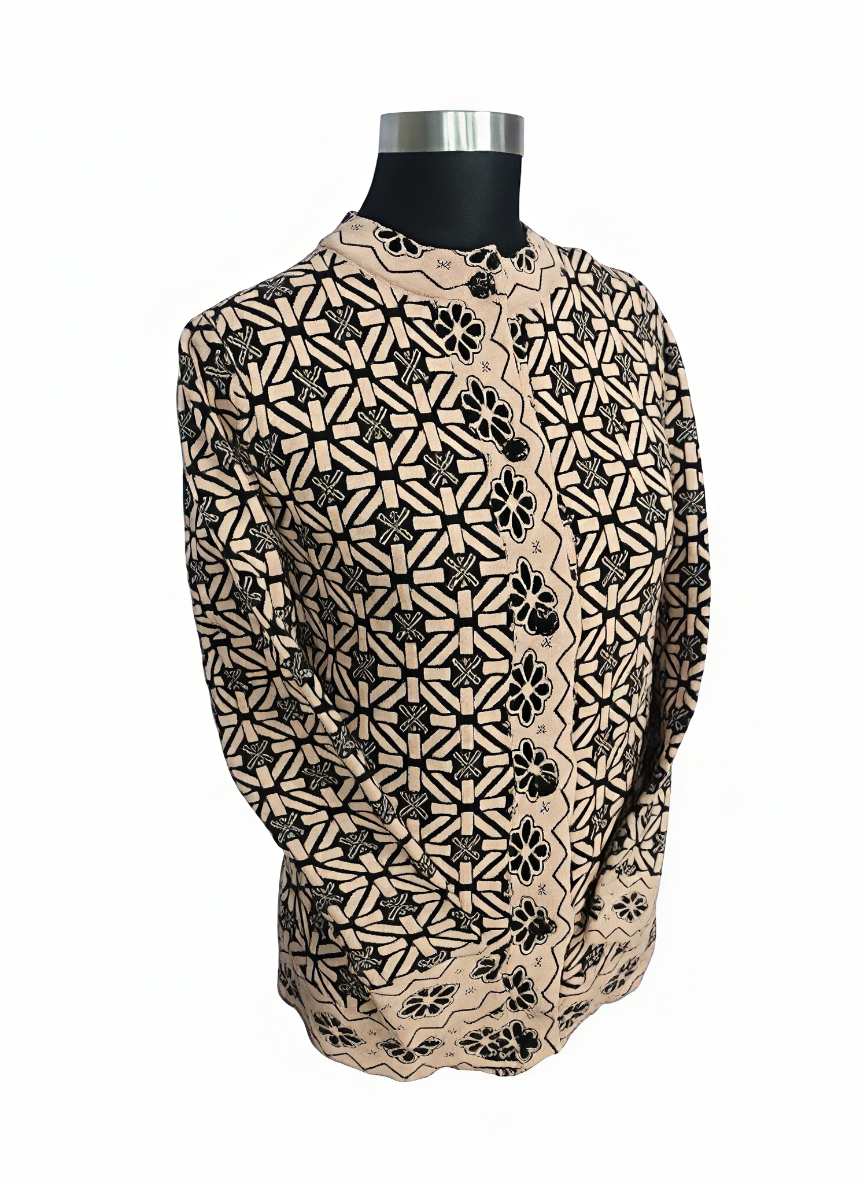 Picture of premium quality free size short cardigan Button-Down Knit Sweater For ladies