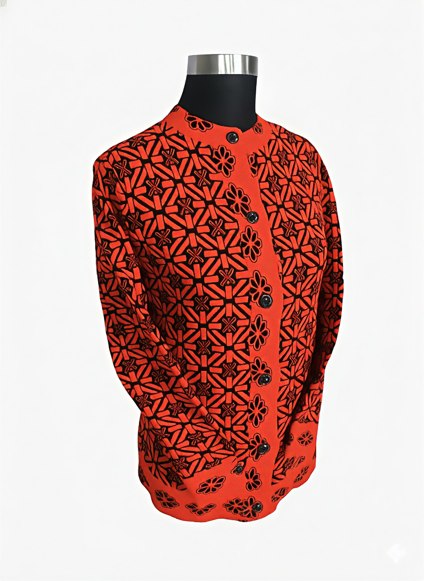 Picture of premium quality free size short cardigan Button-Down Knit Sweater For ladies