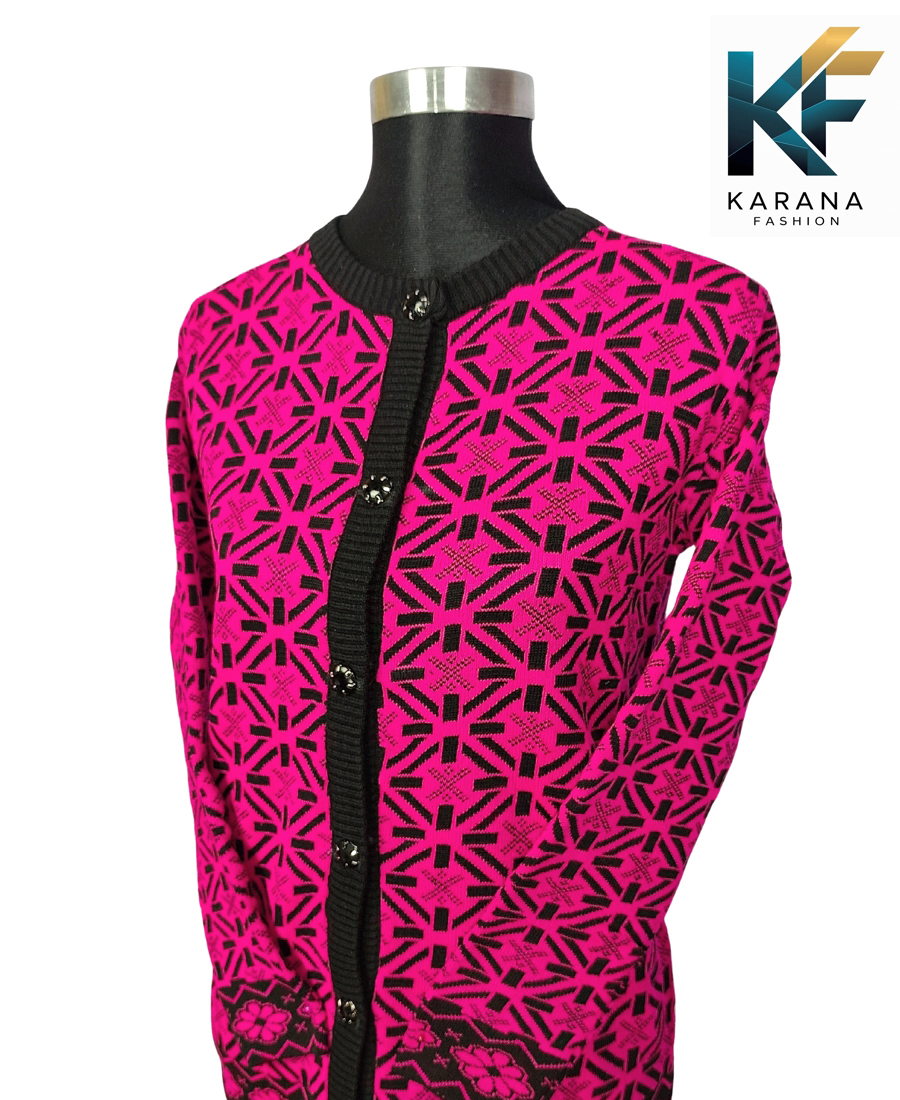 Picture of premium quality free size short cardigan Button-Down Knit Sweater For ladies