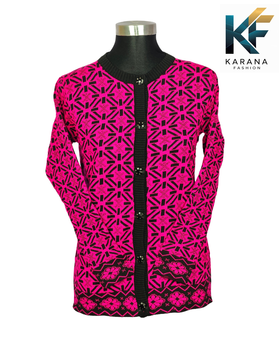 Picture of premium quality free size short cardigan Button-Down Knit Sweater For ladies