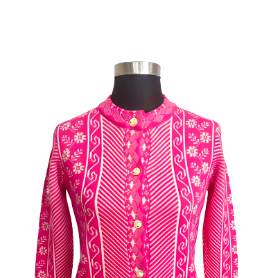 Picture of premium quality free size short cardigan Button-Down Knit Sweater For ladies