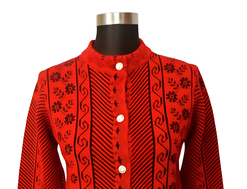 Picture of premium quality free size short cardigan Button-Down Knit Sweater For ladies