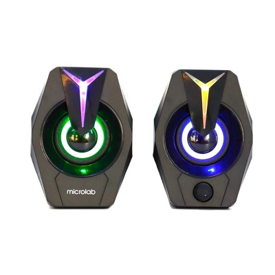 Picture of Microlab B26 USB 2.0 Gaming Speaker -  USB 2.0 Gaming Speaker - Output power: 3W x2 - Input: 3.5mm stereo line in - DC input: USB 5V 1A