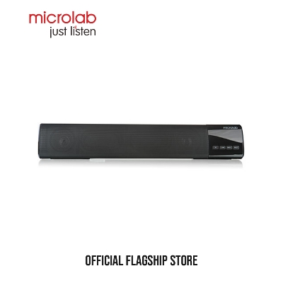 Picture of Microlab MS212 Portable Bluetooth Soundbar - Portable Bluetooth Soundbar - Output Power: 5W * 2 - Interfaces: Bluetooth, FM, AUX, TF, USB - Battery Capacity:1200mAH