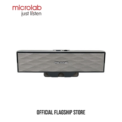Picture of Microlab B51 USB Speaker - USB Speaker - Output power: 4 Watt RMS - Input: 3.5mm stereo line in - Color: Black - Speaker for Monitor