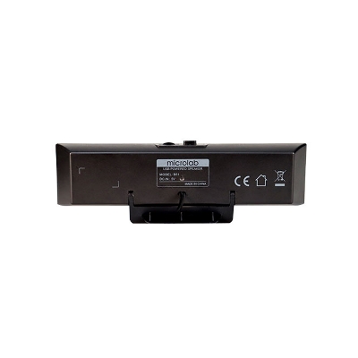 Picture of Microlab B51 USB Speaker - USB Speaker - Output power: 4 Watt RMS - Input: 3.5mm stereo line in - Color: Black - Speaker for Monitor