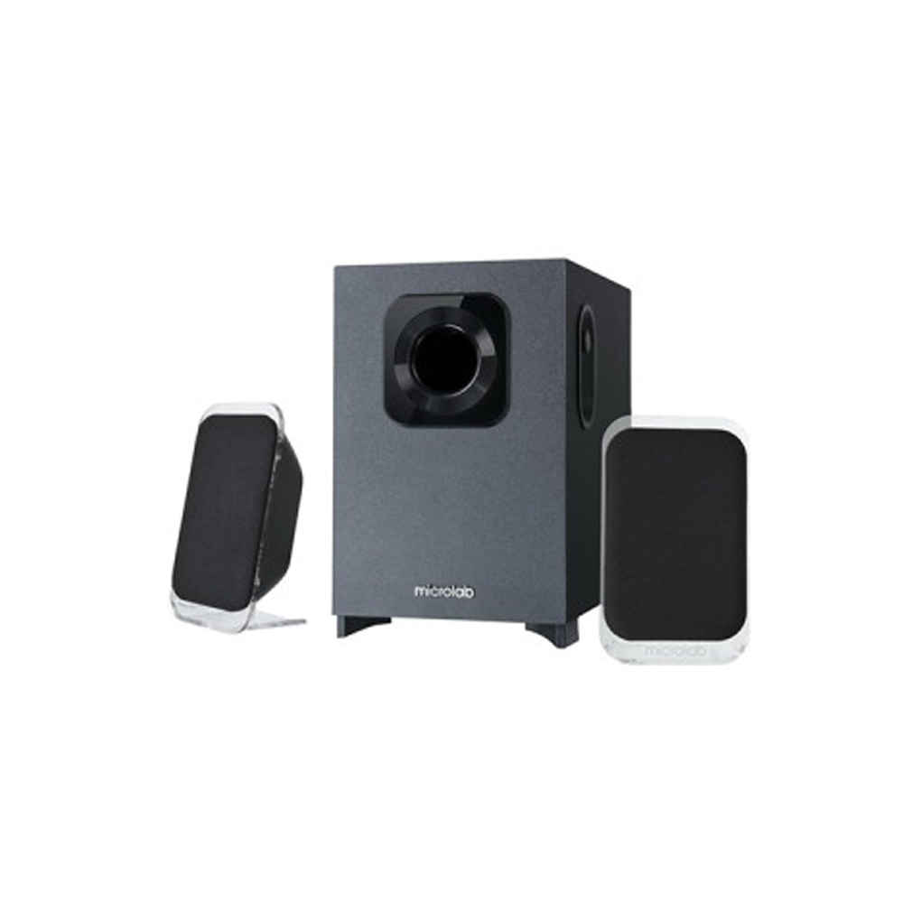 Picture of Microlab M113BT 2.1 Multimedia Speaker - 2.1 Multimedia M-Series Speaker - Output power: 24 Watt (RMS) - Interfaces: Bluetooth, AUX - Body: Transparent Satellites