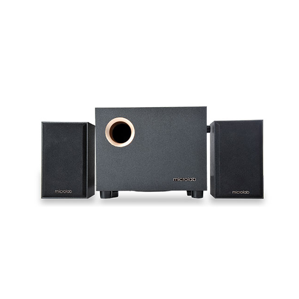 Picture of Microlab M105BT 2.1 Multimedia M-Series Speaker - 2.1 Multimedia M-Series Speaker - Output power: 10 Watt (RMS) - Interfaces: Bluetooth, AUX - Body: Wooden Cabinets - Multimedia M-Series Speaker