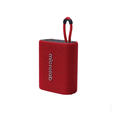 Picture of Microlab BP21 Mini Portable Bluetooth Speaker - Black/Red - Mini Portable Bluetooth Speaker- Output Power: 5W @RMS - Battery: 1300 mAh - Up to 5 hours of playing time