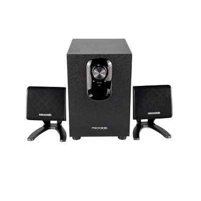 Picture of Microlab M108U BT 2.1 Multimedia M-Series Speaker - 2.1 Multimedia M-Series Speaker - Output power: 12 Watt (RMS) - Interfaces: Bluetooth, USB, SD, AUX, FM - Body: Wooden Cabinets- 2.1 Multimedia M-Series Speaker