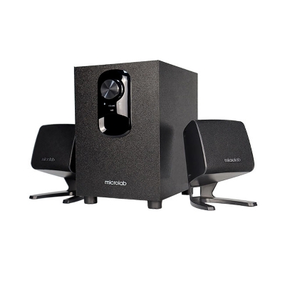 Picture of Microlab M108U BT 2.1 Multimedia M-Series Speaker - 2.1 Multimedia M-Series Speaker - Output power: 12 Watt (RMS) - Interfaces: Bluetooth, USB, SD, AUX, FM - Body: Wooden Cabinets- 2.1 Multimedia M-Series Speaker