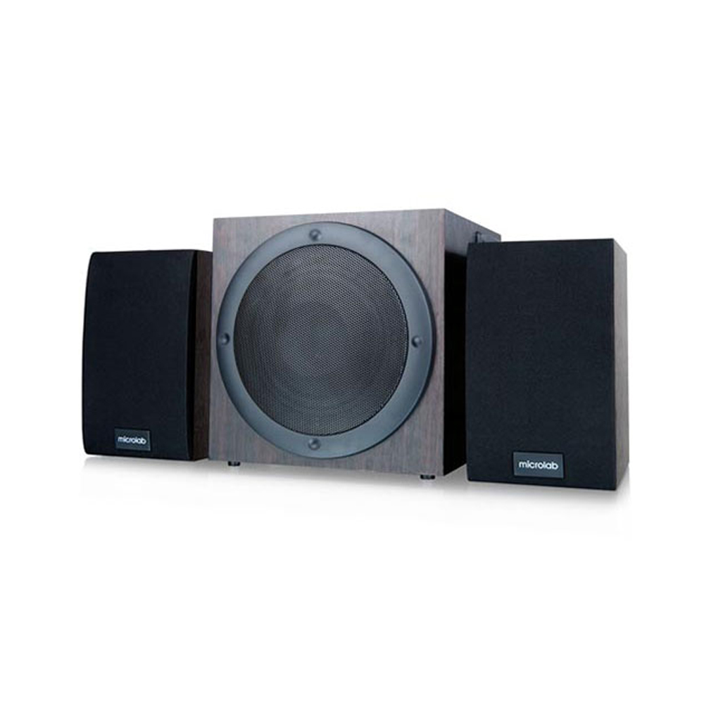 Picture of Microlab TMN1 2:1 Subwoofer System TMN-Series Speaker - 2.1 Subwoofer System TMN-Series Speaker - Output power: 32 Watt (RMS) - Interfaces: 3.5mm in line - Body: Wooden Cabinets