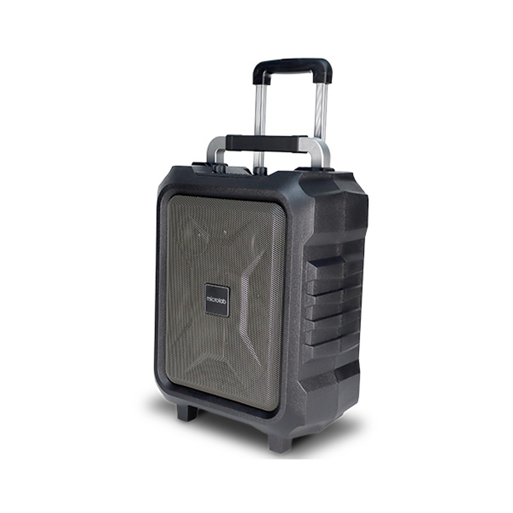 Picture of Microlab TL20 Stylish Portable Trolley Speaker - Stylish Portable Trolley Speaker - Output power: 200 Watt (RMS) - Interfaces: Bluetooth, TF card, USB drive, Aux, FM - Battery Capacity: 4500mAh