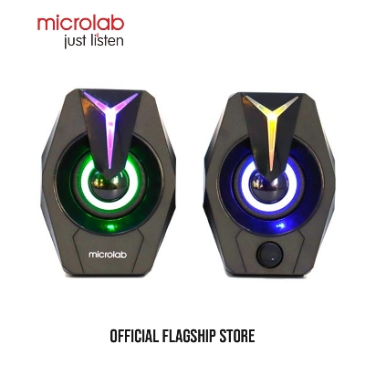 Picture of New Microlab B26 USB 2.0 Gaming Speaker -  USB 2.0 Gaming Speaker - Output power: 3W x2 - Input: 3.5mm stereo line in - DC input: USB 5V 1A