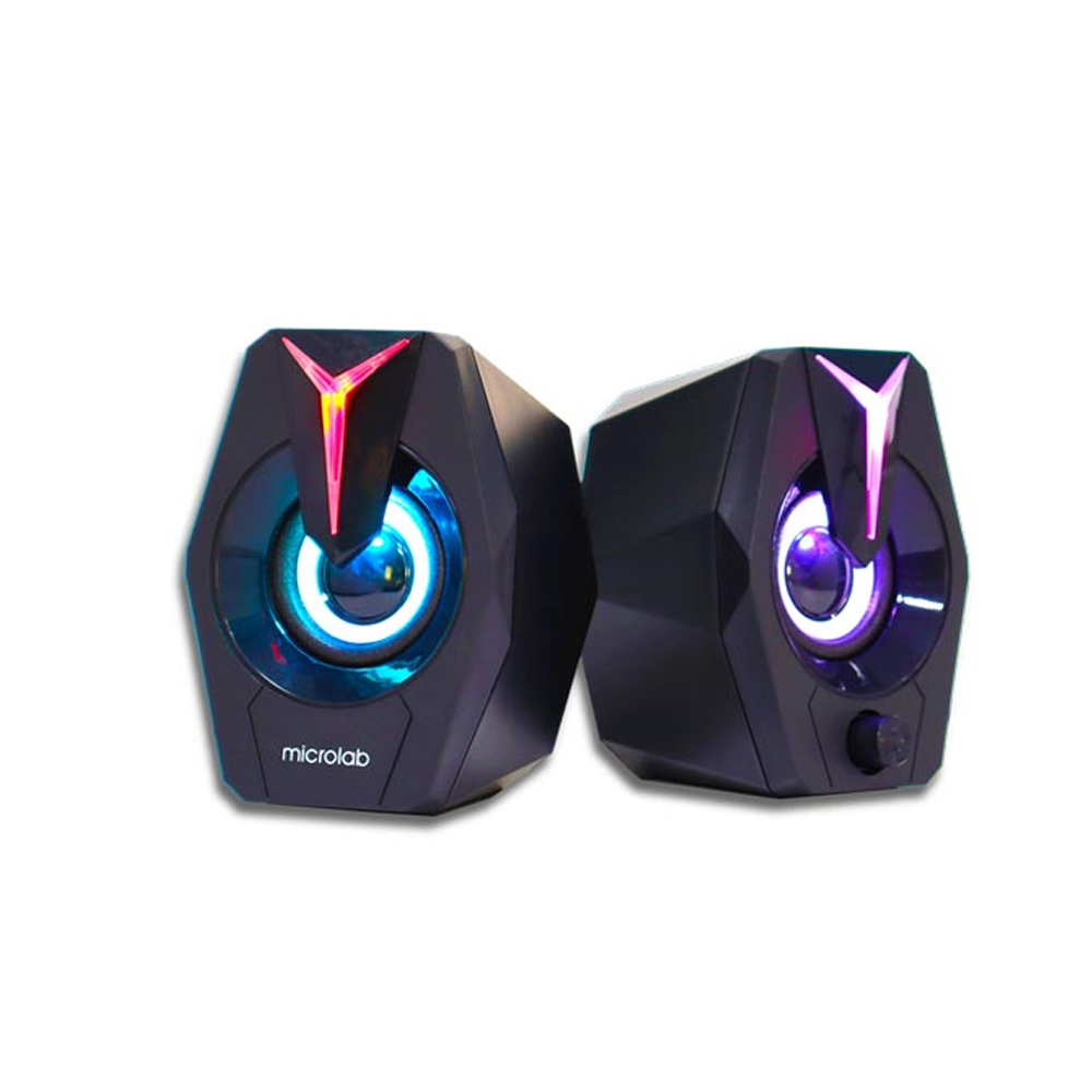 Picture of New Microlab B26 USB 2.0 Gaming Speaker -  USB 2.0 Gaming Speaker - Output power: 3W x2 - Input: 3.5mm stereo line in - DC input: USB 5V 1A