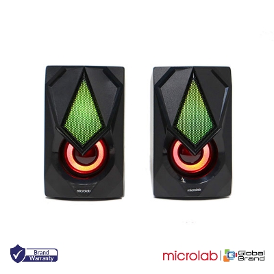 Picture of New Microlab B25 USB 2.0 Gaming Speaker - USB 2.0 Gaming Speaker - Output power: 3W x2 - Input: 3.5mm stereo line in - DC input: USB 5V 1A - Gaming Speaker