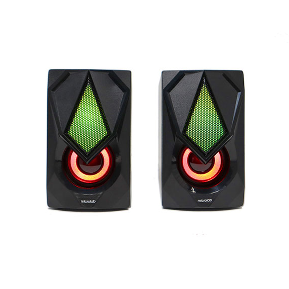 Picture of New Microlab B25 USB 2.0 Gaming Speaker - USB 2.0 Gaming Speaker - Output power: 3W x2 - Input: 3.5mm stereo line in - DC input: USB 5V 1A - Gaming Speaker