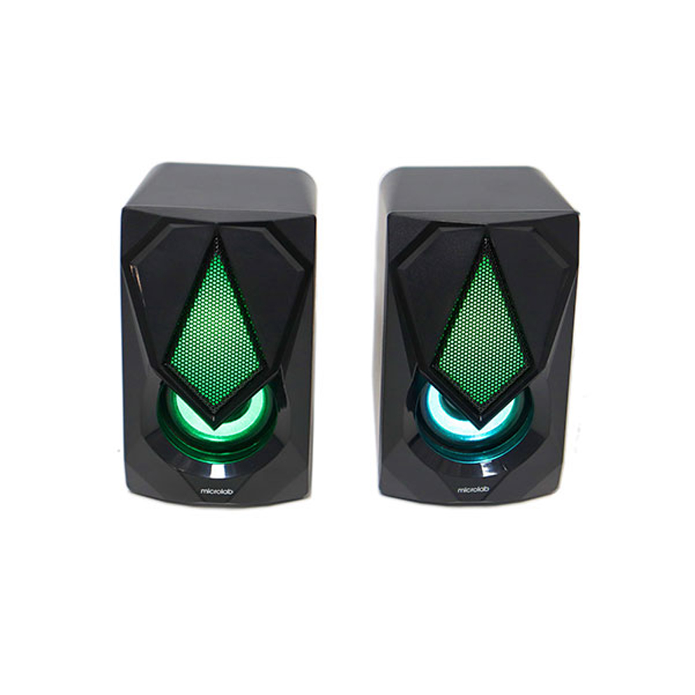 Picture of New Microlab B25 USB 2.0 Gaming Speaker - USB 2.0 Gaming Speaker - Output power: 3W x2 - Input: 3.5mm stereo line in - DC input: USB 5V 1A - Gaming Speaker