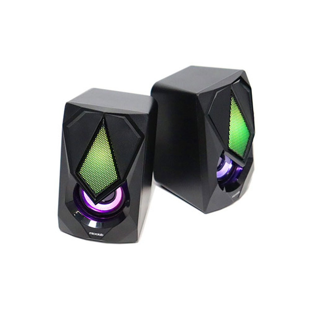 Picture of New Microlab B25 USB 2.0 Gaming Speaker - USB 2.0 Gaming Speaker - Output power: 3W x2 - Input: 3.5mm stereo line in - DC input: USB 5V 1A - Gaming Speaker