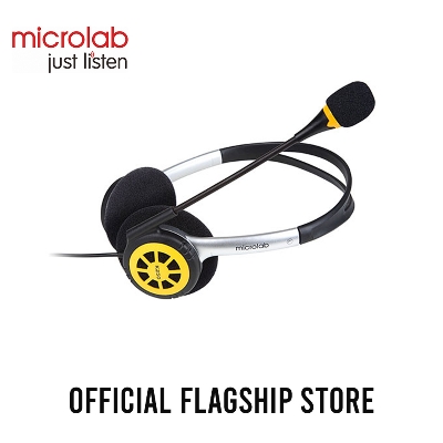 Picture of Microlab K250 Supra-aural Headset - Supra-aural Headset - Boom microphone - Input plug type: 3.5mm stereo - Frequency response: 20 Hz - 20 KHz