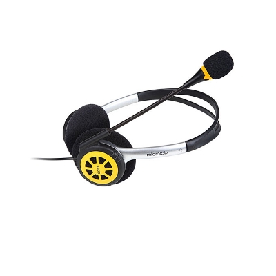 Picture of Microlab K250 Supra-aural Headset - Supra-aural Headset - Boom microphone - Input plug type: 3.5mm stereo - Frequency response: 20 Hz - 20 KHz
