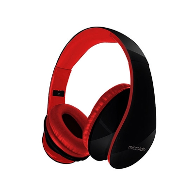 Picture of Microlab K360 3.5mm Stereo Headphone - Black/White - Output Power: 50mW - Input plug type: 3.5mm stereo - Frequency response: 15 Hz - 20 KHz