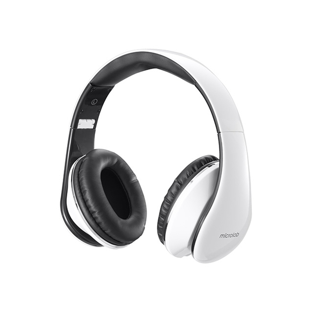 Picture of Microlab K360 3.5mm Stereo Headphone - Black/White - Output Power: 50mW - Input plug type: 3.5mm stereo - Frequency response: 15 Hz - 20 KHz