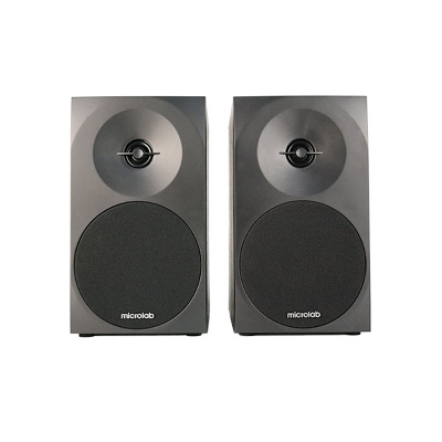 Picture of Microlab B70BT 2.0 Stereo Bookshelf Speaker with Bluetooth - 2.0 Stereo Bookshelf Speaker with Bluetooth - Output power: 10W*2 - Interfaces: Bluetooth, AUX - Body: Wooden Cabinets