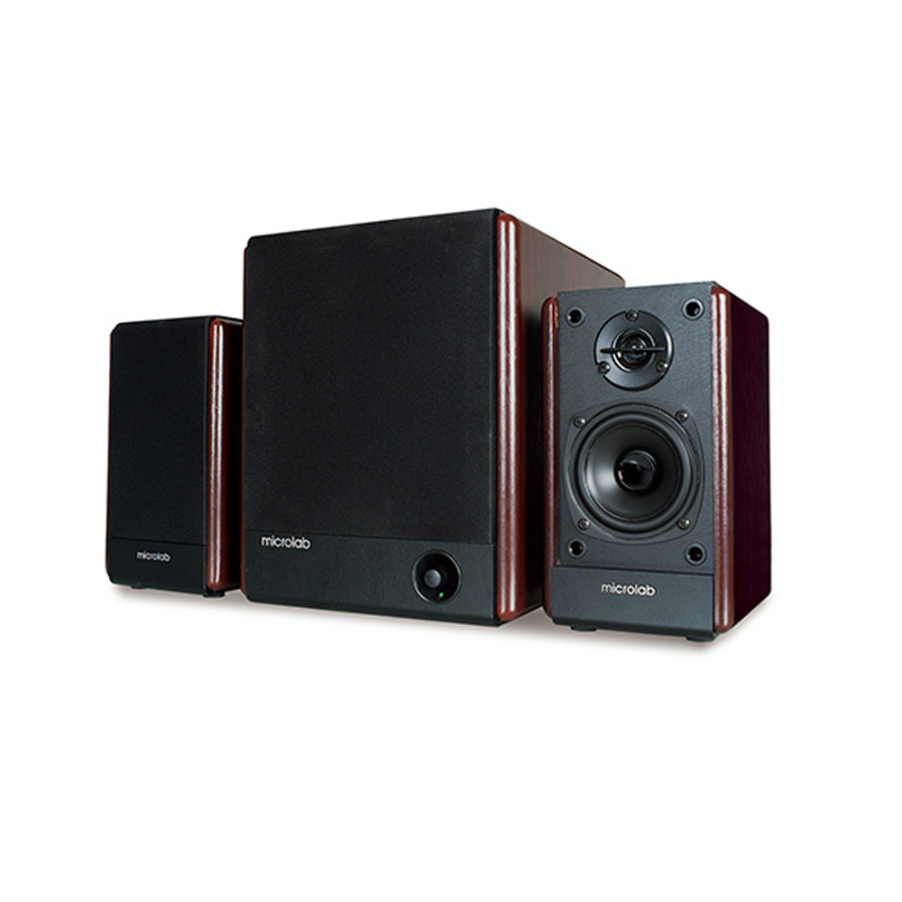 Picture of .Microlab FC330BT 2.1 High Fidelity Multimedia Speaker - 2.1 High-Fidelity Multimedia FC-Series Speaker - Output power: 56 Watt (RMS) - Interfaces: Bluetooth, AUX - Body: Wooden Cabinets