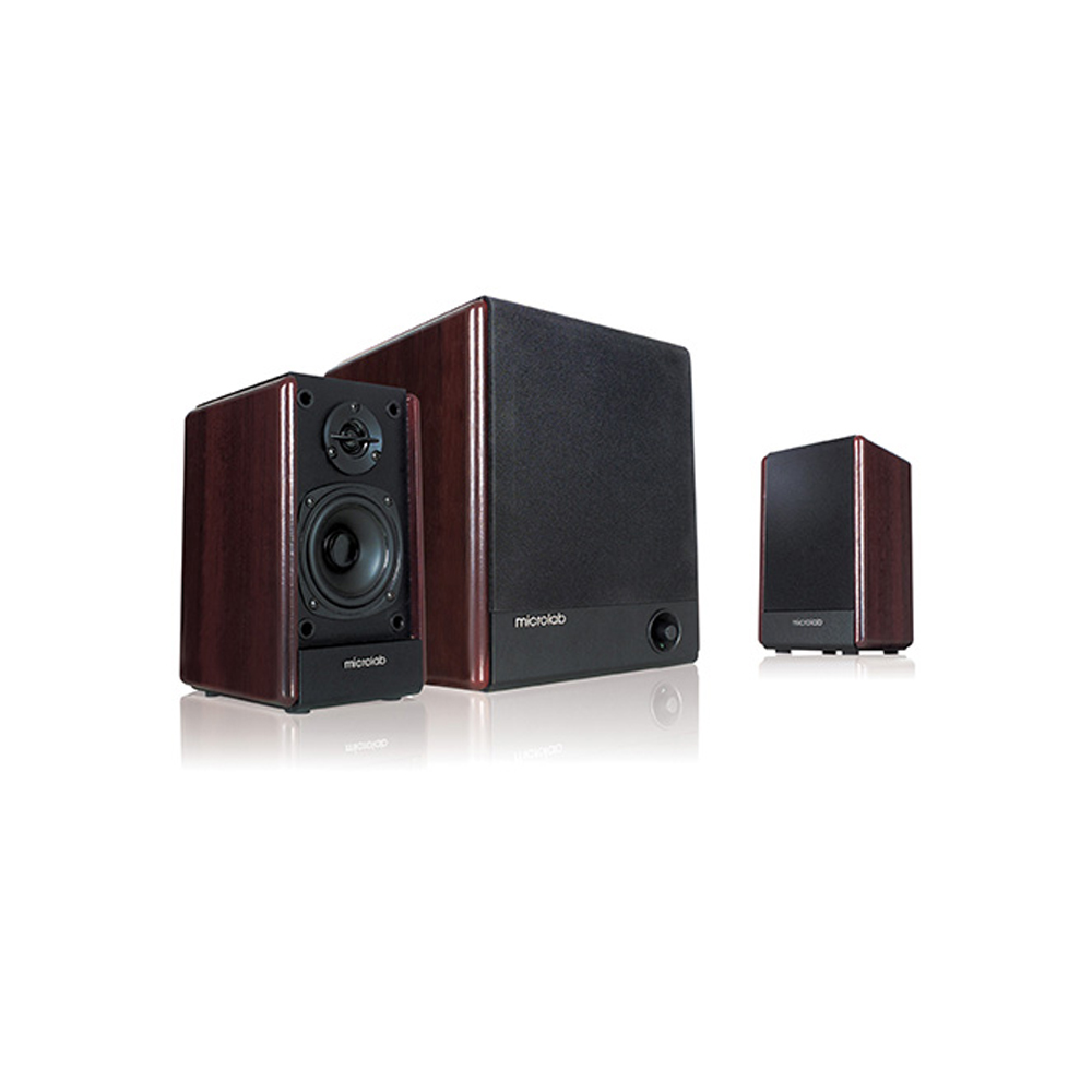 Picture of .Microlab FC330BT 2.1 High Fidelity Multimedia Speaker - 2.1 High-Fidelity Multimedia FC-Series Speaker - Output power: 56 Watt (RMS) - Interfaces: Bluetooth, AUX - Body: Wooden Cabinets