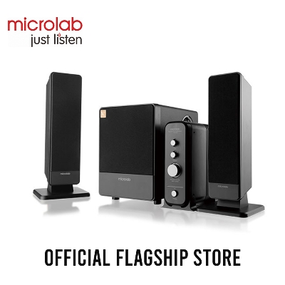 Picture of Microlab FC570BT 2.1 Multimedia FC-Series Speaker - 2.1 Multimedia FC-Series Speaker - Output power: 60 Watt (RMS) - Interfaces: Bluetooth, optical, coaxial, AUX - Body: Wooden Cabinets