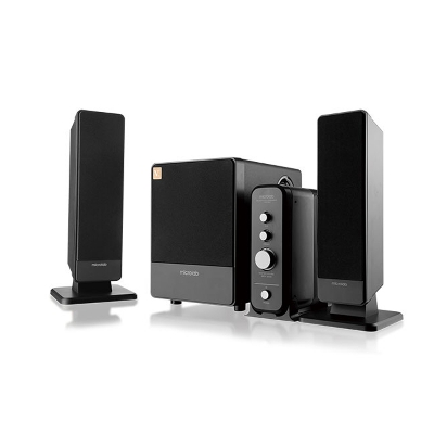 Picture of Microlab FC570BT 2.1 Multimedia FC-Series Speaker - 2.1 Multimedia FC-Series Speaker - Output power: 60 Watt (RMS) - Interfaces: Bluetooth, optical, coaxial, AUX - Body: Wooden Cabinets