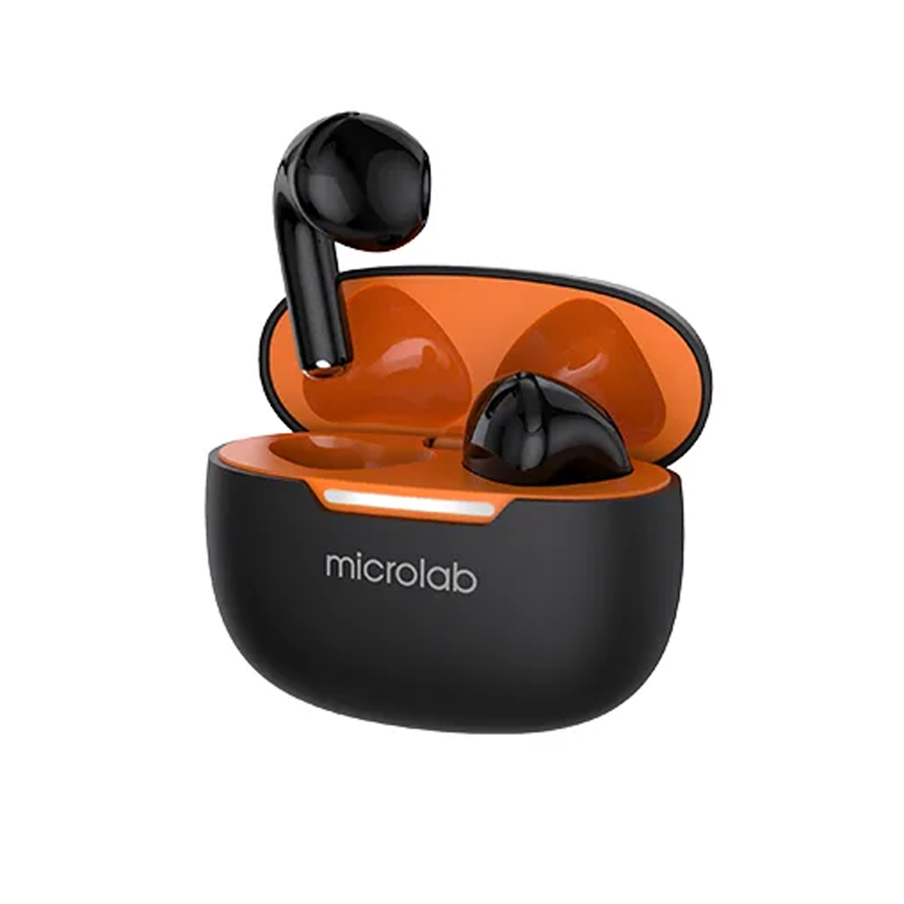 Picture of Microlab Wisepods 30 TWS Bluetooth Earbuds - Black/Cream - TWS Bluetooth Earbuds - Bluetooth version: V5.3 with Range 10 Meter - Color Availability: Black, Cream - Battery: Built-in Large Capacity 300mAh Battery