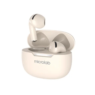 Picture of Microlab Wisepods 30 TWS Bluetooth Earbuds - Black/Cream - TWS Bluetooth Earbuds - Bluetooth version: V5.3 with Range 10 Meter - Color Availability: Black, Cream - Battery: Built-in Large Capacity 300mAh Battery