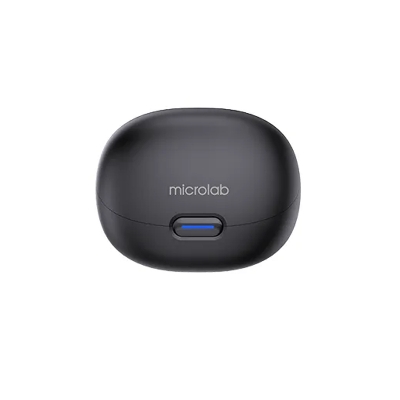 Picture of Microlab Wisepods ANC03 TWS ANC Earbuds - Black/White - TWS Active Noise Cancellation Bluetooth Earbuds - Bluetooth version: V5.3 with Range 10 Meter - Battery: Built-in Large Capacity 400mAh Battery