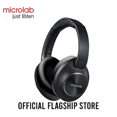 Picture of Microlab ANCH10 ANC Bluetooth Headphone - Bluetooth version: V5.3 - Active Noise Cancellation - Smart Charging - Support FM Radio